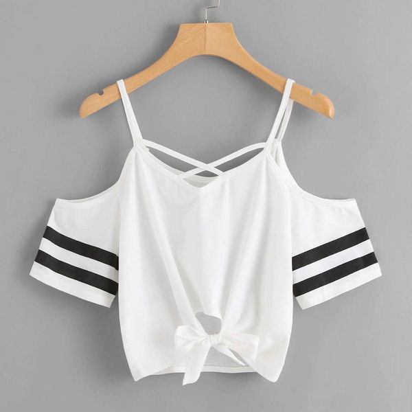summer fashion off shoulder strapless bow blouse casual ladies loose tee female women's short sleeve shirt blusas pullover, White
summer fashion off shoulder strapless bow blouse casual ladies loose tee female women's short sleeve shirt blusas pullover, White