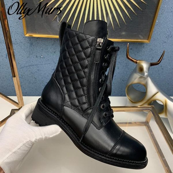 boots ollymurs female women shoes ankle winter genuine leather thick with short motorcycle zapatos mujer, Black
boots ollymurs female women shoes ankle winter genuine leather thick with short motorcycle zapatos mujer, Black