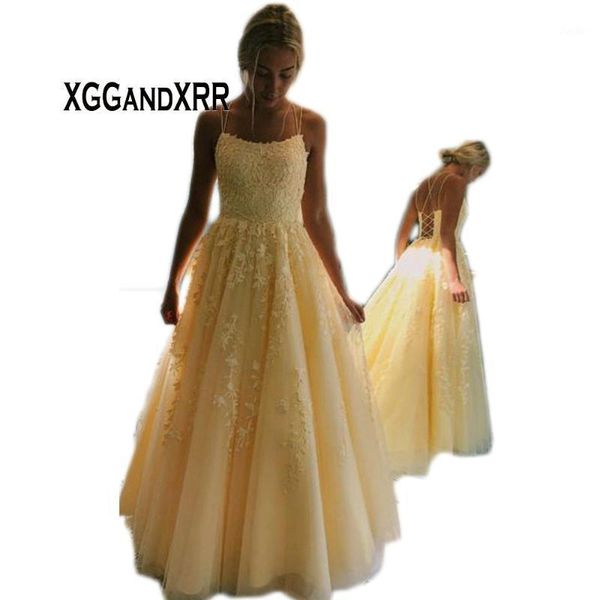 strapless appliques floor-length yellow tulle prom dress elegant spaghetti straps backless long formal evening dress1, White;black
strapless appliques floor-length yellow tulle prom dress elegant spaghetti straps backless long formal evening dress1, White;black