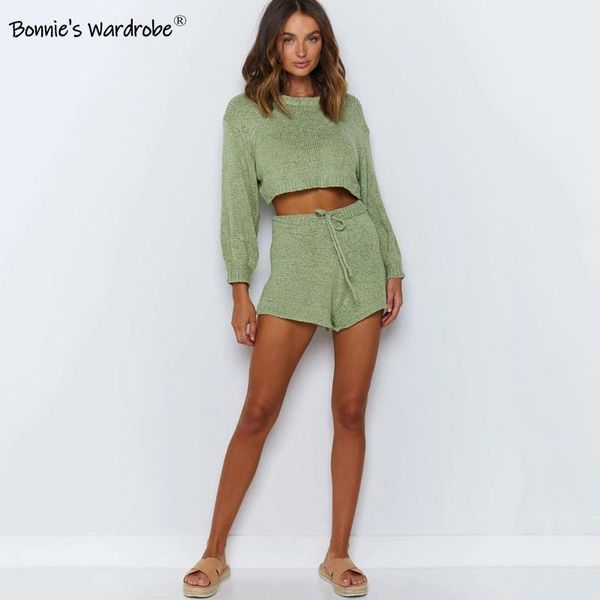 women's tracksuits two piece set women knit sweater long-sleeved lace-up casual solid color loose navel piece1, Gray
women's tracksuits two piece set women knit sweater long-sleeved lace-up casual solid color loose navel piece1, Gray
