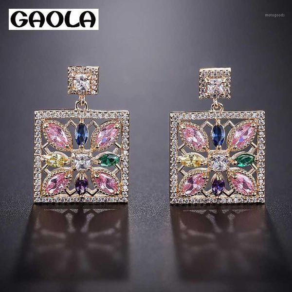 stud gaola design jewelry square flower earrings cubic zircon earring women christmas gifts gle90181, Golden;silver
stud gaola design jewelry square flower earrings cubic zircon earring women christmas gifts gle90181, Golden;silver