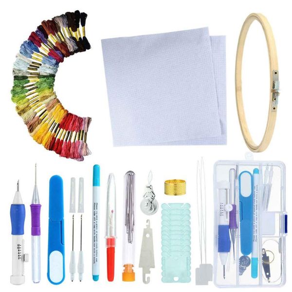 magic embroidery stitching punch needles pen set craft tool for diy threaders sewing knitting kit embroidery patterns with case, Black
magic embroidery stitching punch needles pen set craft tool for diy threaders sewing knitting kit embroidery patterns with case, Black