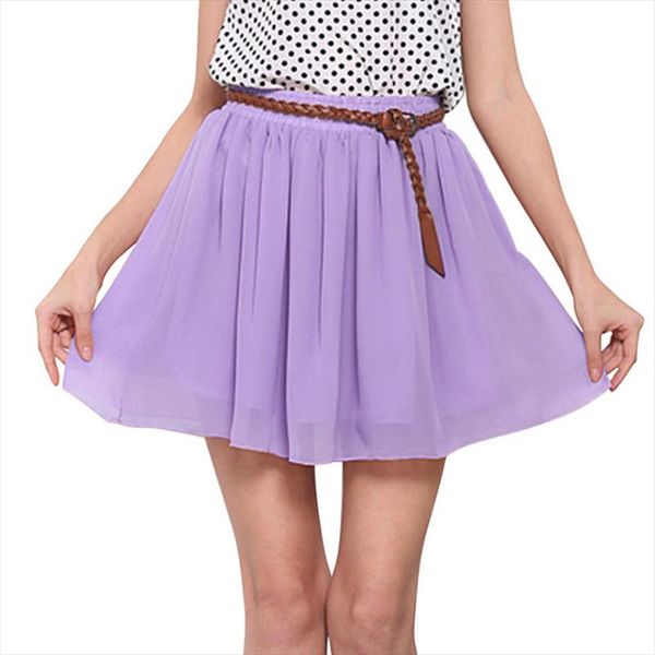 two layer summer mini chiffon skirts fashion casual candy colors pleated skirts women casual beach jupe femme, Black
two layer summer mini chiffon skirts fashion casual candy colors pleated skirts women casual beach jupe femme, Black
