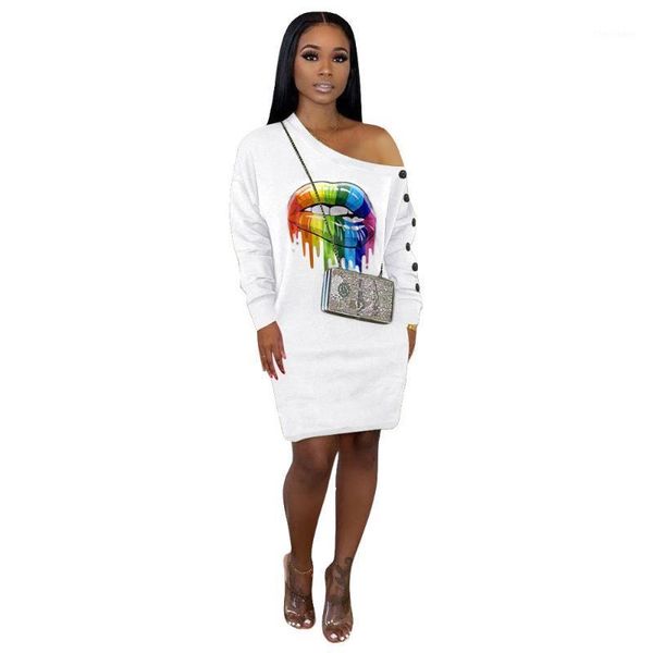 casual dresses 2021 spring summer women solid color mouth print dress full sleeve slant-shoulder single breasted knee length bud skirt6, Black;gray
casual dresses 2021 spring summer women solid color mouth print dress full sleeve slant-shoulder single breasted knee length bud skirt6, Black;gray