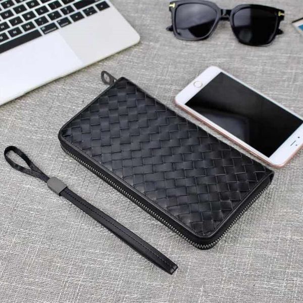 2020 new authentic leather weave handbags mens long zipper wallet tote business casual clutch
2020 new authentic leather weave handbags mens long zipper wallet tote business casual clutch