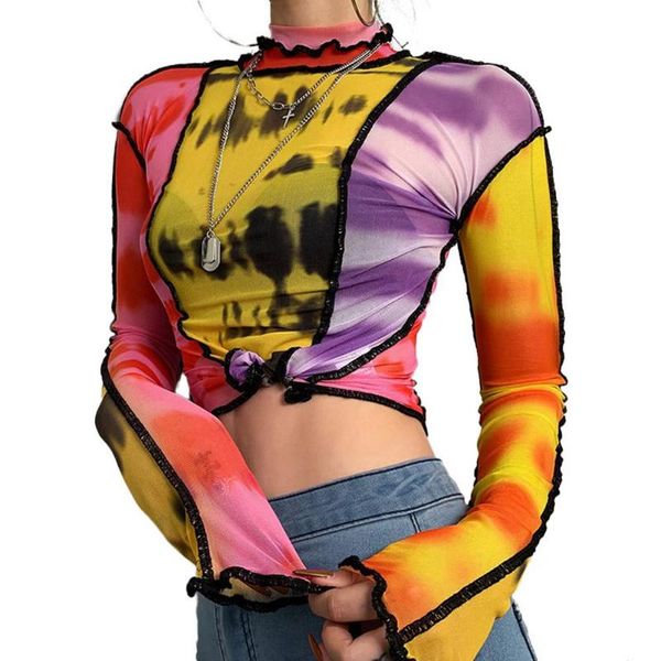 women blouses 2020 fall blouse women fashion lace turtle neck long sleeve tie dye patchwork blouse shirt shirts blusas mujer, White
women blouses 2020 fall blouse women fashion lace turtle neck long sleeve tie dye patchwork blouse shirt shirts blusas mujer, White