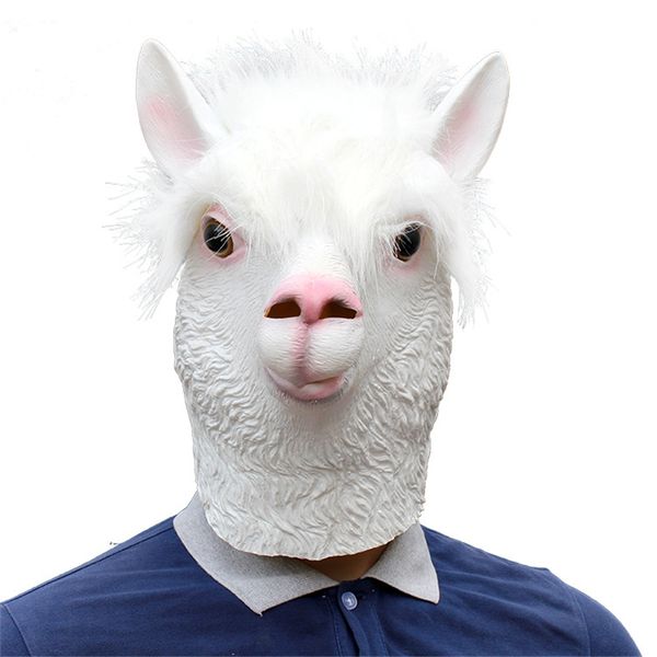 costume accessories halloween animal carnival party cute white alpaca latex masks cosplay costume fancy dress props, Silver
costume accessories halloween animal carnival party cute white alpaca latex masks cosplay costume fancy dress props, Silver