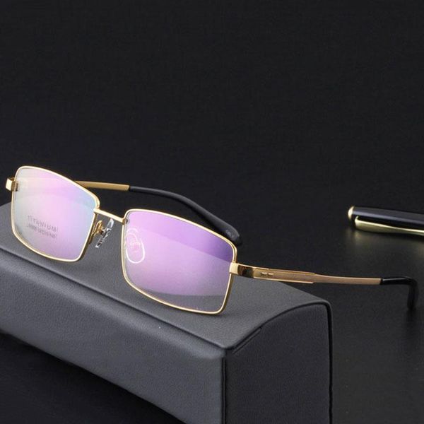 ultralight pure titanium frame glasses full rim eyeglasses men business style rectangular spectacles new arrival, Black
ultralight pure titanium frame glasses full rim eyeglasses men business style rectangular spectacles new arrival, Black
