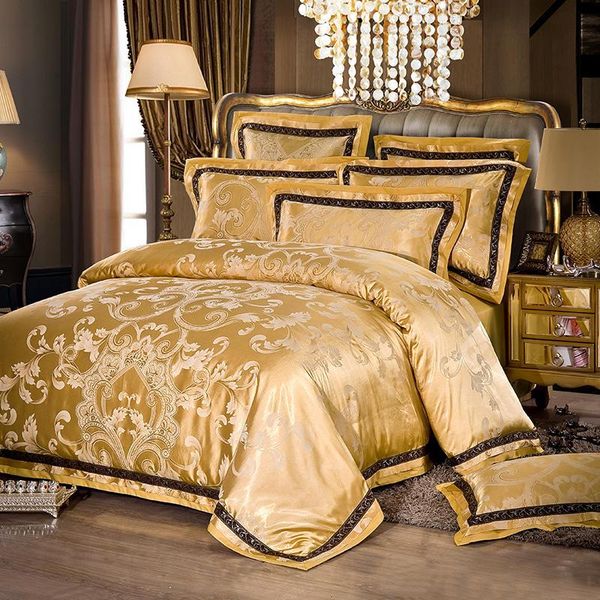 bedding sets jacquard luxury 4/6 pcs /king size cotton stain bed set linen duvet cover flat/fitted sheet cushion
bedding sets jacquard luxury 4/6 pcs /king size cotton stain bed set linen duvet cover flat/fitted sheet cushion