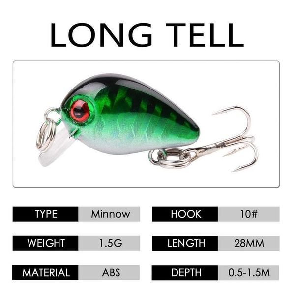 fishing lure set 3cm 1.8g crankbaits micro hard pesca artificial baits mini lure minnow for pike ba jllwfd
fishing lure set 3cm 1.8g crankbaits micro hard pesca artificial baits mini lure minnow for pike ba jllwfd