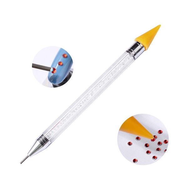 dual-ended nail dotting pen crystal beads handle rhinestone studs picker wax pencil manicure nail art tool, Black
dual-ended nail dotting pen crystal beads handle rhinestone studs picker wax pencil manicure nail art tool, Black