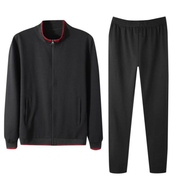 men's sportswear casual spring tracksuit men two pieces sets stand collar jackets sweatshirt pants joggers track suit running, White;black
men's sportswear casual spring tracksuit men two pieces sets stand collar jackets sweatshirt pants joggers track suit running, White;black
