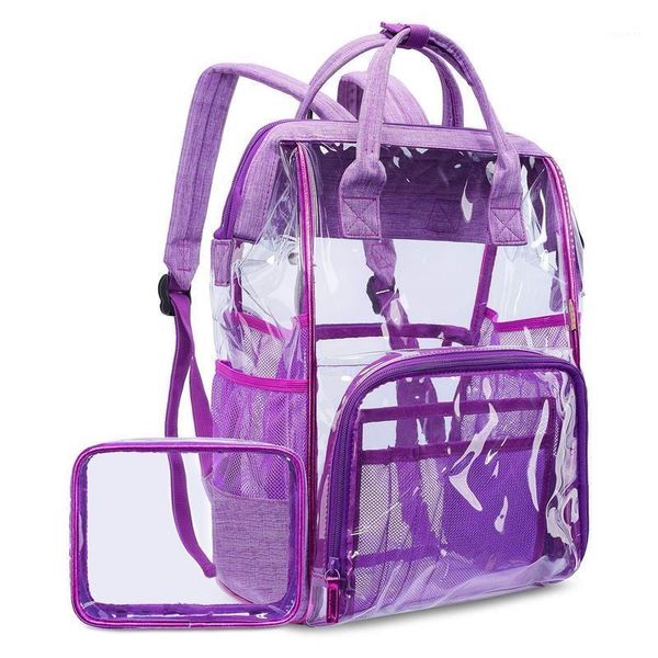 school bags transparent bag sets fashionable computer pvc waterproof female hand jelly student bags1
school bags transparent bag sets fashionable computer pvc waterproof female hand jelly student bags1