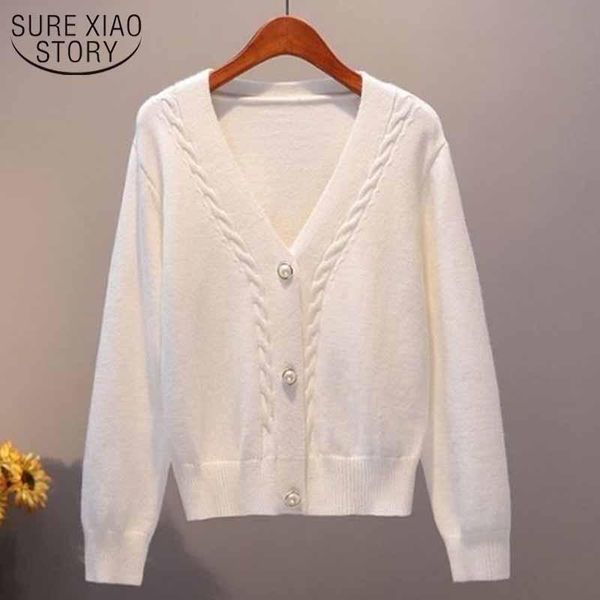 women's knits & tees v-neck twist casual korean style loose outer solid white sweater 2021 autumn and winter cardigan knitted women 118
women's knits & tees v-neck twist casual korean style loose outer solid white sweater 2021 autumn and winter cardigan knitted women 118