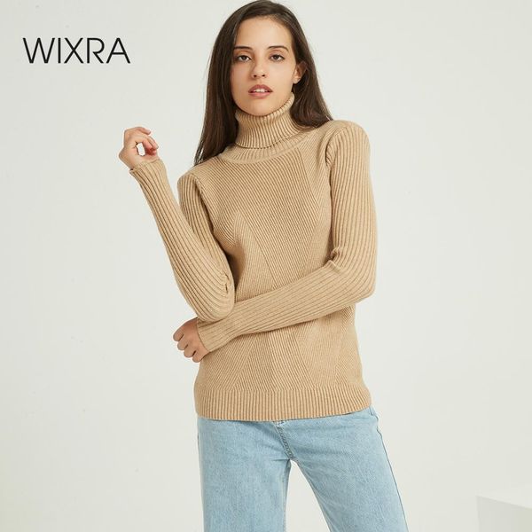 wixra new basic turtleneck solid autumn winter loose sweater pullovers women female knitted slim long sleeve sweaters 201031, White;black
wixra new basic turtleneck solid autumn winter loose sweater pullovers women female knitted slim long sleeve sweaters 201031, White;black