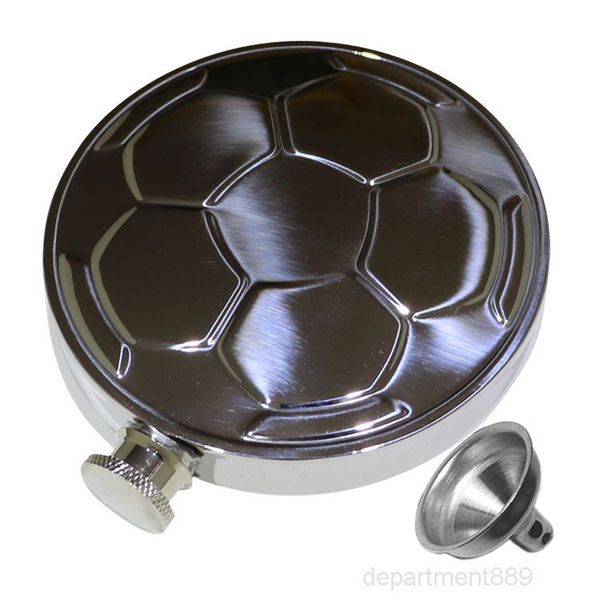 a-portable 304 stainless steel football mirror design round hip flask men pocket wine flagon with funnel owa2206
a-portable 304 stainless steel football mirror design round hip flask men pocket wine flagon with funnel owa2206