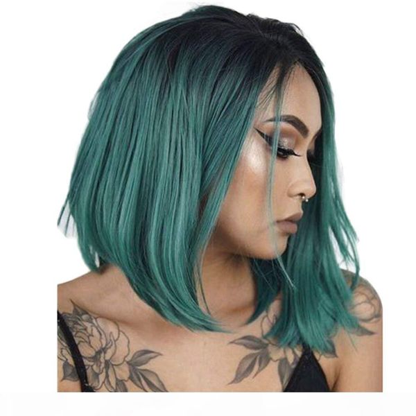 ombre human hair wigs #1b green unprocessed indian hair short bob full lace wigs 130% density frontal lace wigs, Black;brown
ombre human hair wigs #1b green unprocessed indian hair short bob full lace wigs 130% density frontal lace wigs, Black;brown