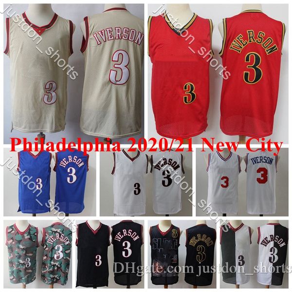 throwback mens basketball jerseys allen iverson 3 julius erving 6 wilt chamberlain 13 vintage stitched retro basketball shirts, Black;red
throwback mens basketball jerseys allen iverson 3 julius erving 6 wilt chamberlain 13 vintage stitched retro basketball shirts, Black;red