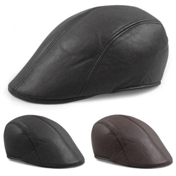 hirigin vintage mens leather flat ivy caps newsboy gatsby bonnet cabbie biker beret hat, Blue;gray
hirigin vintage mens leather flat ivy caps newsboy gatsby bonnet cabbie biker beret hat, Blue;gray