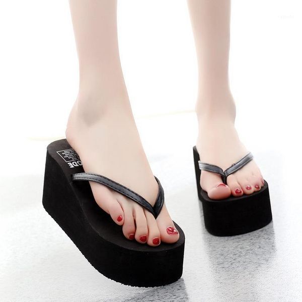 slippers flip flops women shoes wedges beach woman indoor platform casual flops1, Black
slippers flip flops women shoes wedges beach woman indoor platform casual flops1, Black