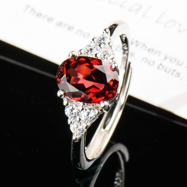 garnet ring for women white silver new natural korean students cool cool all-matching network ruby ring, Golden;silver
garnet ring for women white silver new natural korean students cool cool all-matching network ruby ring, Golden;silver
