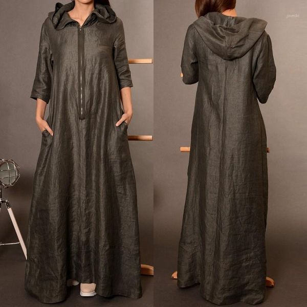 vintage autumn maxi dress women's hooded sundress plus size 2020 zanzea punk casual zipper long vestidos female long sleeve robe1, Black;gray
vintage autumn maxi dress women's hooded sundress plus size 2020 zanzea punk casual zipper long vestidos female long sleeve robe1, Black;gray