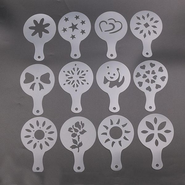 plastic 12pcs/set coffee printing flower model convenient cafe foam spray template barista stencils decoration tool fancy mold dh0577-1 t03
plastic 12pcs/set coffee printing flower model convenient cafe foam spray template barista stencils decoration tool fancy mold dh0577-1 t03