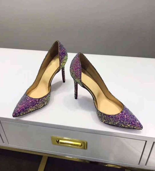 woman purple sequins pointy heels fashion dress shoes office & career women's shoes, Black
woman purple sequins pointy heels fashion dress shoes office & career women's shoes, Black