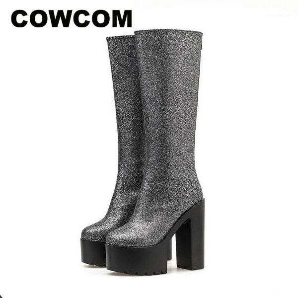 boots cowcom 2021 women platfrom knee high thick heels boot stage catwalk models waterproof platform shoes -2323-111, Black
boots cowcom 2021 women platfrom knee high thick heels boot stage catwalk models waterproof platform shoes -2323-111, Black