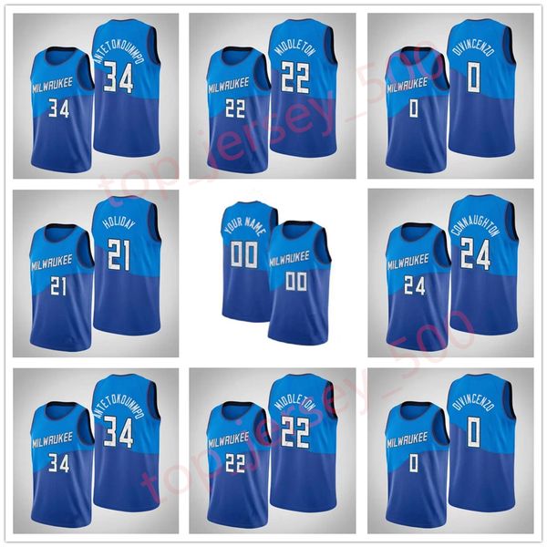 customize new city giannis 34 antetokounmpo basketball jersey edition 22 khris middleton 21 jrue holiday grayson allen donte 0 divincenzo bo, Black;red
customize new city giannis 34 antetokounmpo basketball jersey edition 22 khris middleton 21 jrue holiday grayson allen donte 0 divincenzo bo, Black;red