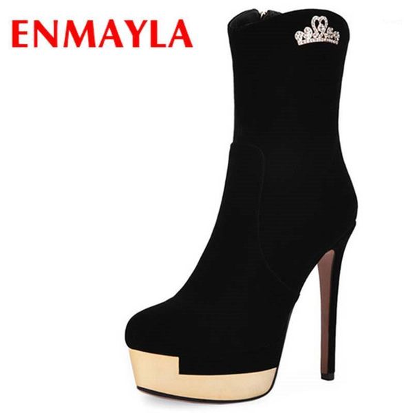 enmayla shoes woman zippers high heels winter boots black round toe platform shoes ankle boots for women motorcycle1
enmayla shoes woman zippers high heels winter boots black round toe platform shoes ankle boots for women motorcycle1