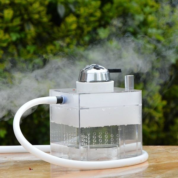 акриловые с светодиодные кальян чаша древесный уголь держатель narguile чича кальянокурения прозрачный шиша set