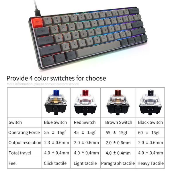rgb led подсветка проводной механическая клавиатура, портативный компактный водонепроницаемый мини pbt
rgb led подсветка проводной механическая клавиатура, портативный компактный водонепроницаемый мини pbt