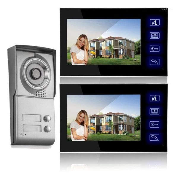 video door phones 7" color lcd phone intercom system 2 monitors + access outdoor camera for apartment1
video door phones 7" color lcd phone intercom system 2 monitors + access outdoor camera for apartment1
