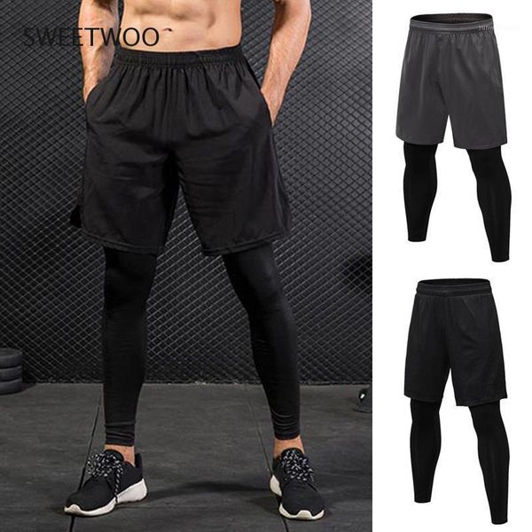 running pants men sports shorts 2 in 1 training tight for workout gym riding legging elastic jogging tights sweetwoo1, Black;blue
running pants men sports shorts 2 in 1 training tight for workout gym riding legging elastic jogging tights sweetwoo1, Black;blue