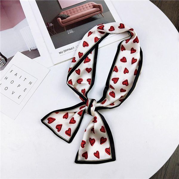 1009cm new print many hearts design silk scarf small handle bag ribbon women bufanda headwear long skinny foulard femme scarves wmttxs, Blue;gray
1009cm new print many hearts design silk scarf small handle bag ribbon women bufanda headwear long skinny foulard femme scarves wmttxs, Blue;gray