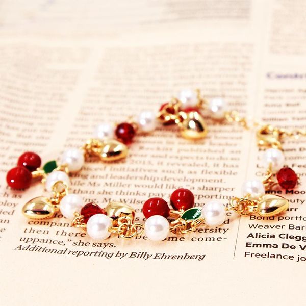 korean cute cherry love temperament imitation pearl fashion girl student bracelet jewelry female jewelry, Black
korean cute cherry love temperament imitation pearl fashion girl student bracelet jewelry female jewelry, Black