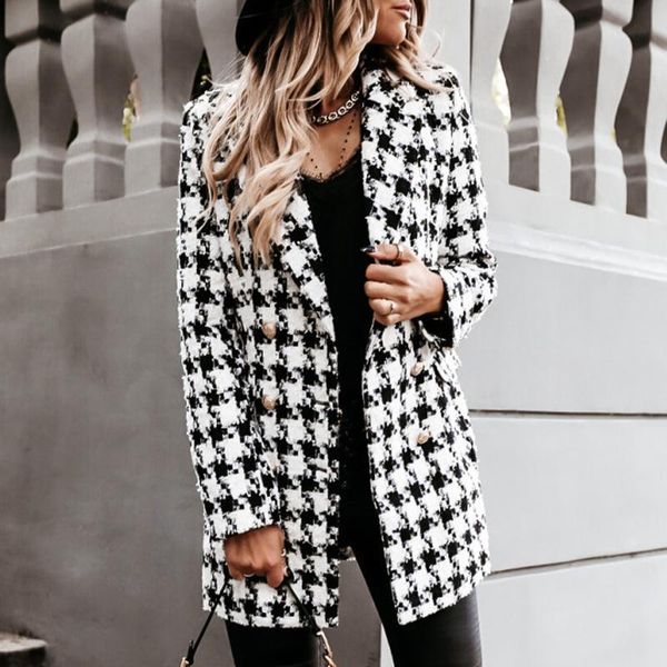 autumn cardigan ladies long sleeve suit collar double breasted woolen jacket vintage slim elegant women coats kobieta kurtka new, Black;brown
autumn cardigan ladies long sleeve suit collar double breasted woolen jacket vintage slim elegant women coats kobieta kurtka new, Black;brown