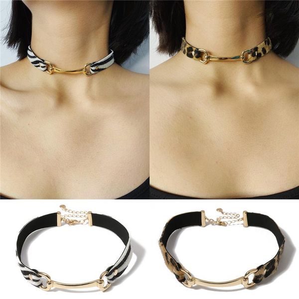 luokey vintage leopard short choker necklace 2020 trendy fashion party neck jewelry suede metal alloy collier wedding gifts, Golden;silver
luokey vintage leopard short choker necklace 2020 trendy fashion party neck jewelry suede metal alloy collier wedding gifts, Golden;silver
