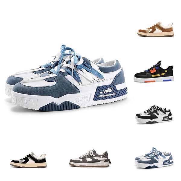 39-44 mens casual shoes sports lace up comfortable splicing round head brown emerald green khaki beige black white running fashion men sneak
39-44 mens casual shoes sports lace up comfortable splicing round head brown emerald green khaki beige black white running fashion men sneak