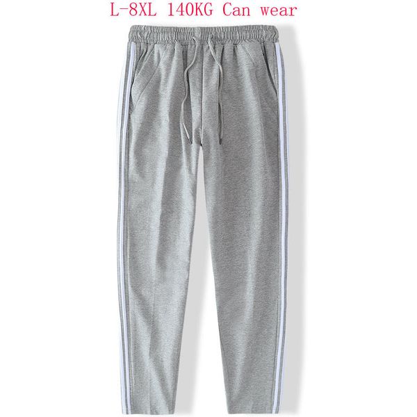 140g can wear fat running pants 95% cotton striped sports pants white edge sports oversized 8xl outdoor running trousers, Black;blue
140g can wear fat running pants 95% cotton striped sports pants white edge sports oversized 8xl outdoor running trousers, Black;blue