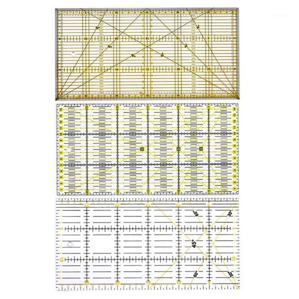 rectangle diy quilting sewing patchwork foot aligned ruler grid cutting tailor craft scale patchwork measuring sewing tools1, Black
rectangle diy quilting sewing patchwork foot aligned ruler grid cutting tailor craft scale patchwork measuring sewing tools1, Black