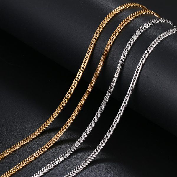 cacana stainless steel chain necklaces for man women gold silver color for pendant two-sided weave donot fade jewelry a1293
cacana stainless steel chain necklaces for man women gold silver color for pendant two-sided weave donot fade jewelry a1293
