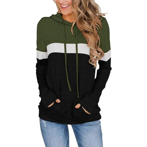 women's patchwork hoodie, long-sleeved fall party hooded v-neck warm loose clothes, Black
women's patchwork hoodie, long-sleeved fall party hooded v-neck warm loose clothes, Black