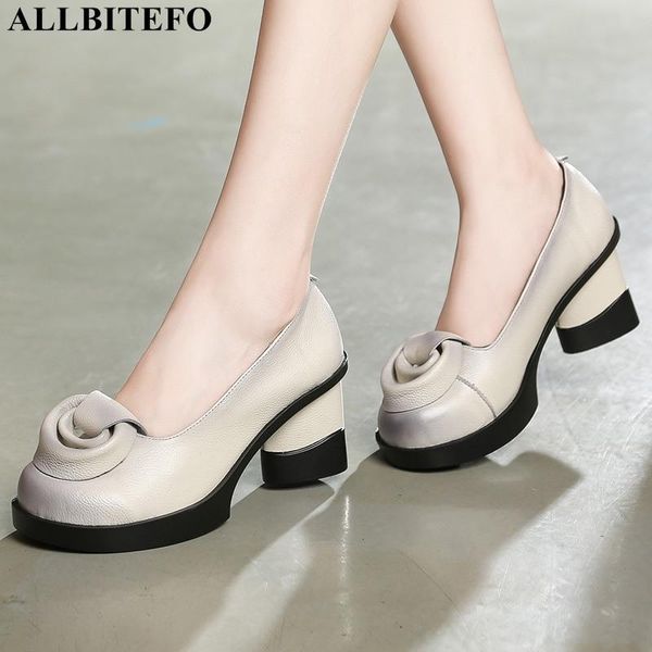 allbitefo flower soft genuine leather fashion high heel shoes thick heel round toe waterproof women heels high heels pumps, Black
allbitefo flower soft genuine leather fashion high heel shoes thick heel round toe waterproof women heels high heels pumps, Black