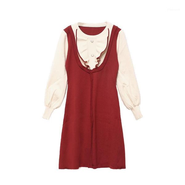 women knitted sweater fall winter sweet cute party dress comfortable long sleeve chic ladies a line dresses lotita style clothes1, Black;gray
women knitted sweater fall winter sweet cute party dress comfortable long sleeve chic ladies a line dresses lotita style clothes1, Black;gray