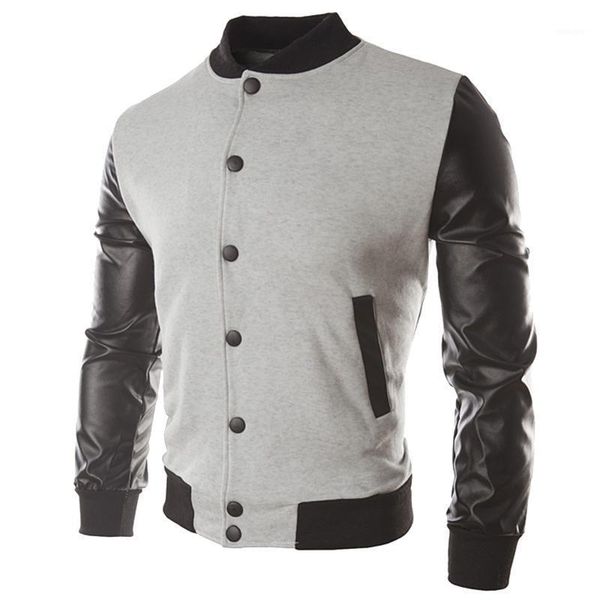 asian size bomber jacket men leather patchwork thin jacket spring pu coat fashion single-breasted cardigan outwear streetwear1, Black;brown
asian size bomber jacket men leather patchwork thin jacket spring pu coat fashion single-breasted cardigan outwear streetwear1, Black;brown