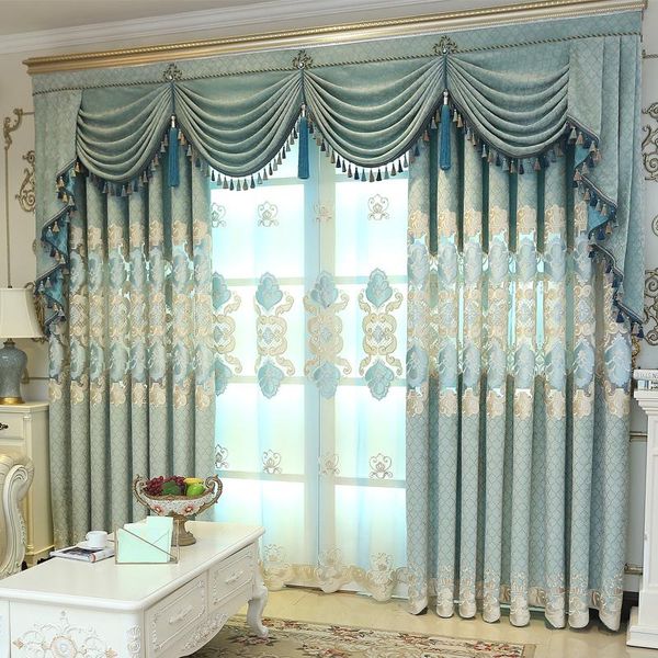 chenille jacquard embroidered blackout curtains for living room bedroom cashmere luxury curtain tulle window valance drapes
chenille jacquard embroidered blackout curtains for living room bedroom cashmere luxury curtain tulle window valance drapes
