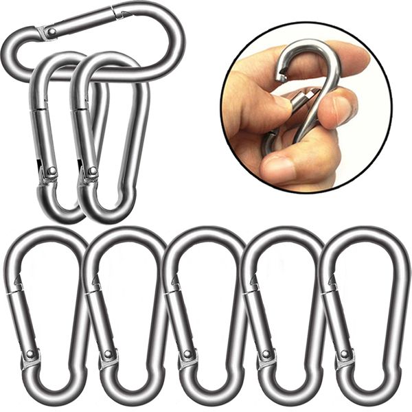carabiner 304 stainless steel spring buckle metal hook chain buckle gourd buckle high load-bearing 4cm a pack of 10 pieces
carabiner 304 stainless steel spring buckle metal hook chain buckle gourd buckle high load-bearing 4cm a pack of 10 pieces