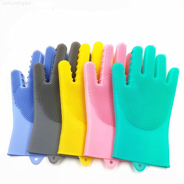 version 2pcs/pair magic washing brush silicone glove upgraded resuable household scrubber anti scald dishwashing gloves
version 2pcs/pair magic washing brush silicone glove upgraded resuable household scrubber anti scald dishwashing gloves